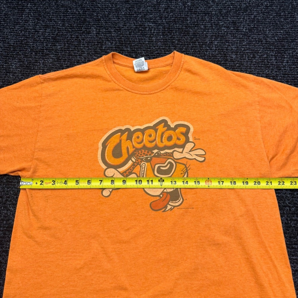 Trau & Loevner Cheetos Chester Cheetah Graphic T-Shirt Orange Mens Large - Picture 5 of 13
